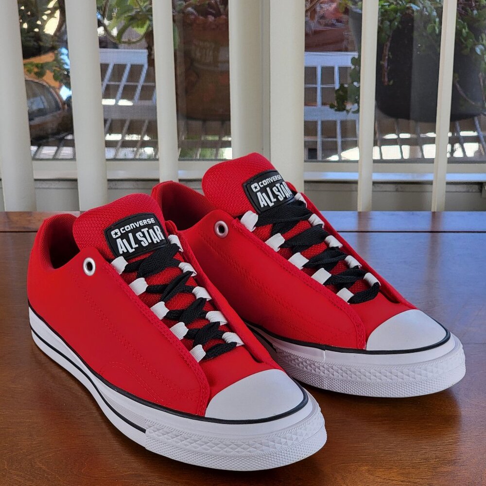 SALE! Converse Puff Taylor Ox A14725C Red/White/Black Multi Sizes Men's Sneakers